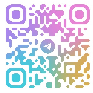 QR-код для переходу в Telegram